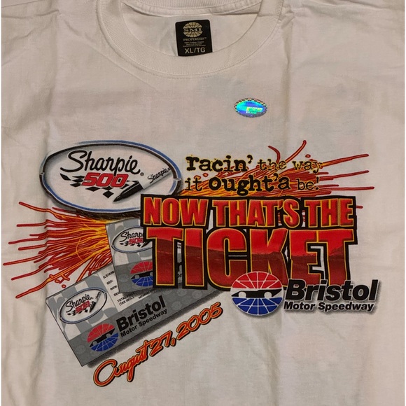 Vintage NASCAR Sharpie 500 2005 Vintage T-shirt New! - Picture 3 of 6